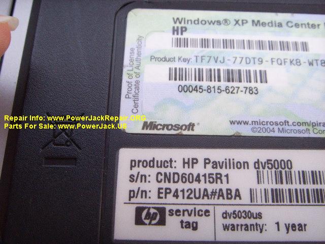 HP Pavilion DV5000 dv5030us