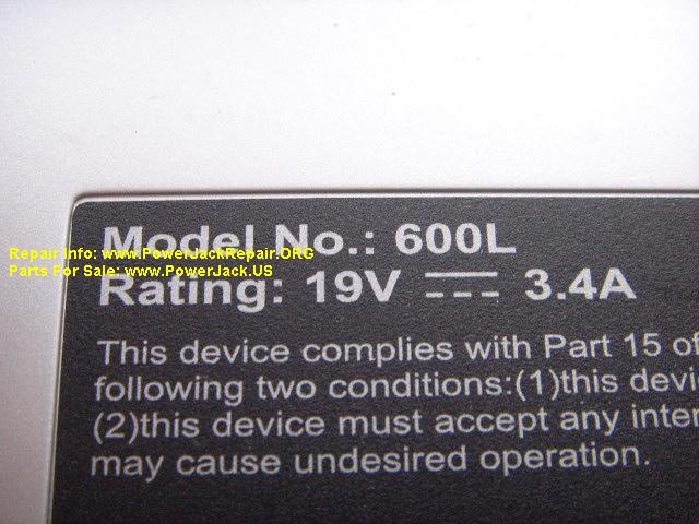 Model No 600L unknown brand