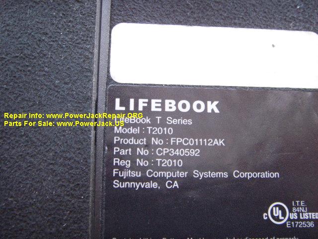 Lifebook T Sries T2010 socket replacement