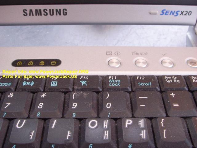 Samsung Sens X20 dc jack replacement