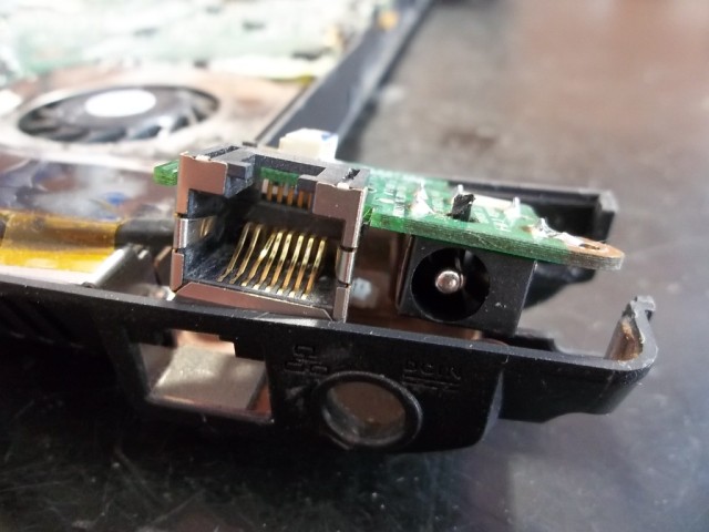 v6j asus 65w dc jack repair socket  connector input connector port