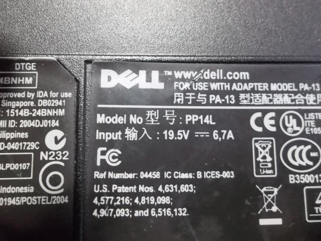 pp14l XPS Dell AC DC power jack repair socket port connector