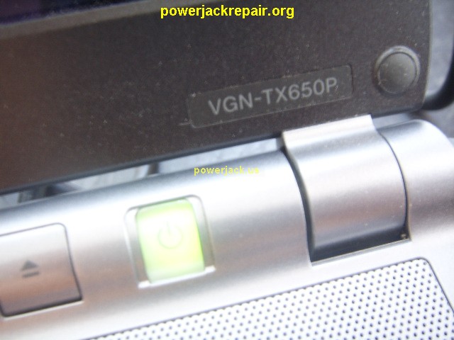 vgn-tx650p sony dc jack repair socket port replacement