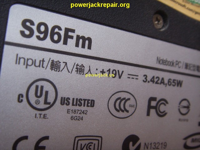 notebook pc s96fm dc jack repair socket port replacement