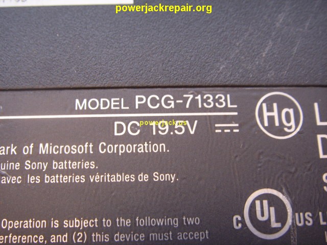 vgn-nr400e pcg-7133l sony dc jack repair socket port replacement