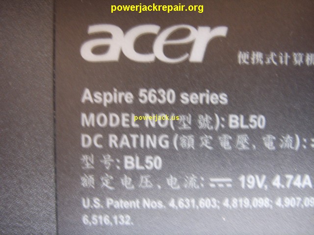 acer aspire 5630 bl50 dc jack repair socket port replacement