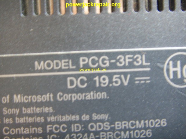 vgn-fw370j pcg-3f3l sony dc jack repair socket port