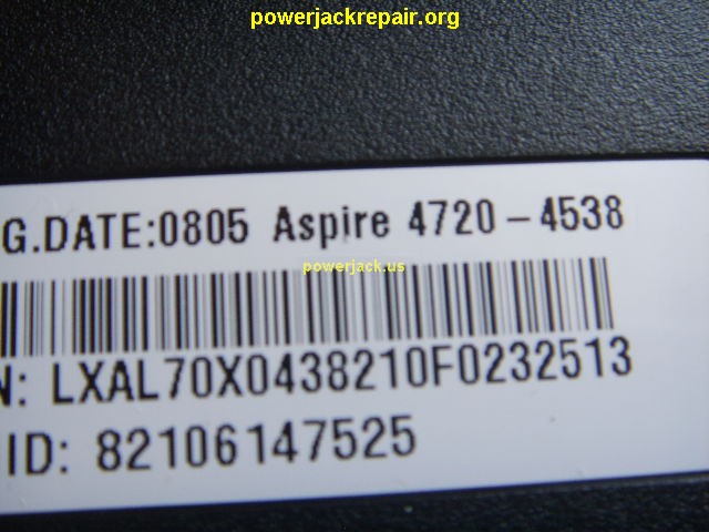 aspire 4720z 4720-4538 acer dc jack repair socket port
