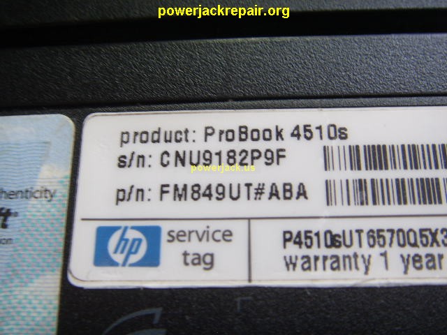 probook 4510s hp dc jack repair socket port