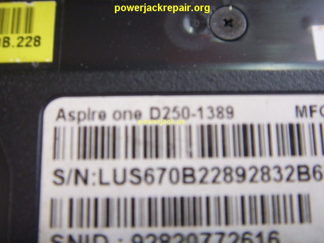 aspire one acer dc jack repair socket port replacement