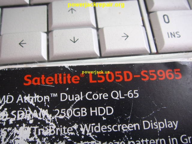 satellite l505d-s5965 toshiba dc jack repair socket port replacement