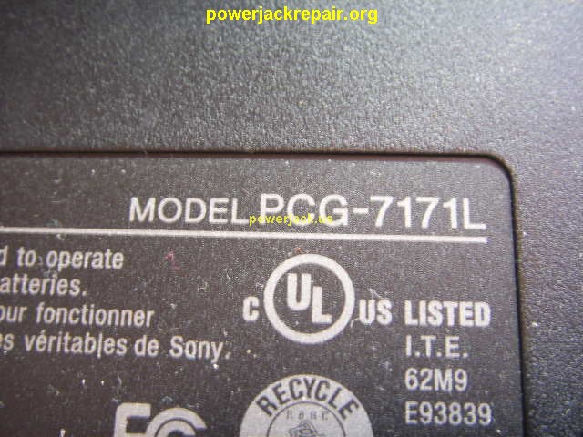 pcg-7171l sony dc jack repair socket port replacement