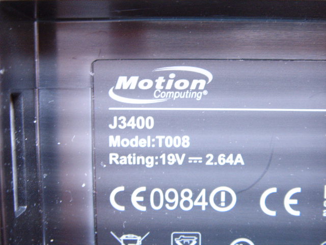 j3400 t008 motion computing dc power jack socket connector port