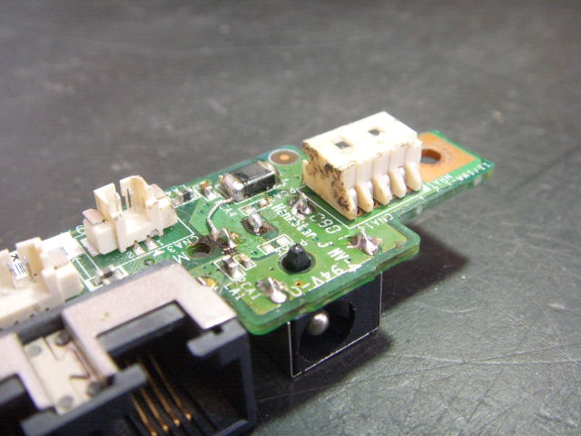 ms-6837d ms-1719 Spartan MSI  dc power jack socket connector repair