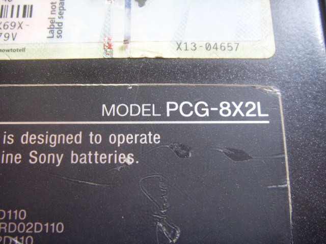 Sony PCG-8x2L