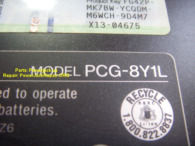 Sony Vaio VGN-AR550U PCG-8Y1L