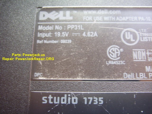 Dell PP31L 1735 studio