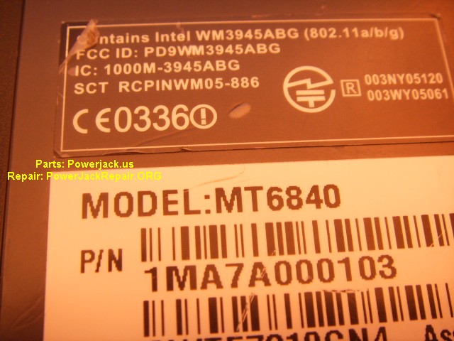 ma7 mt6840 model of gateway port connector socket dc jack