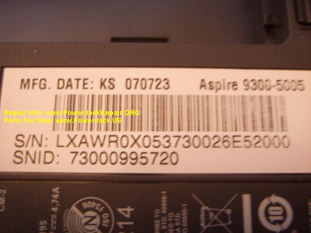 Acer Aspire 9300 5005