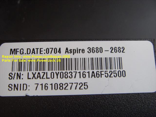 Acer Aspire 3680 2682 ZR1
