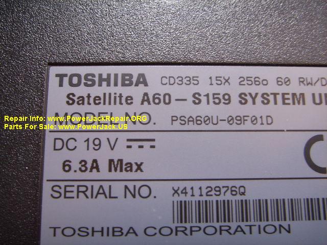 Toshiba Satellite A60 S159