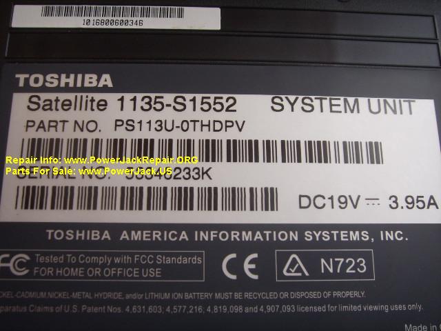 Toshiba Satellite 1135-S1552