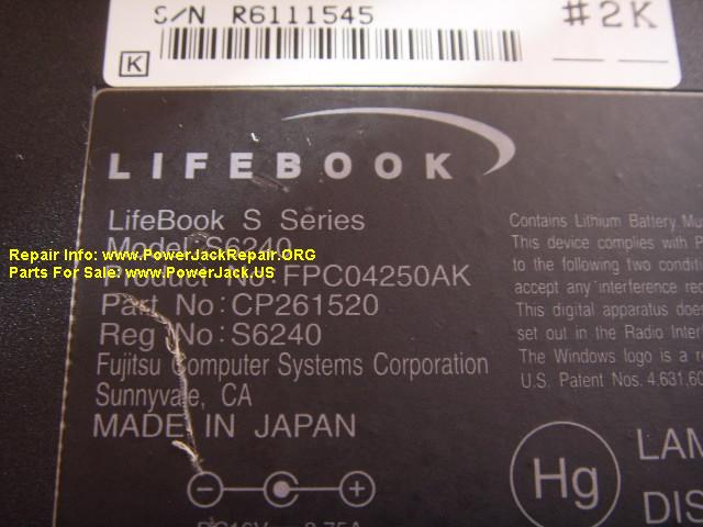 Fujitsu Lifebook S6240