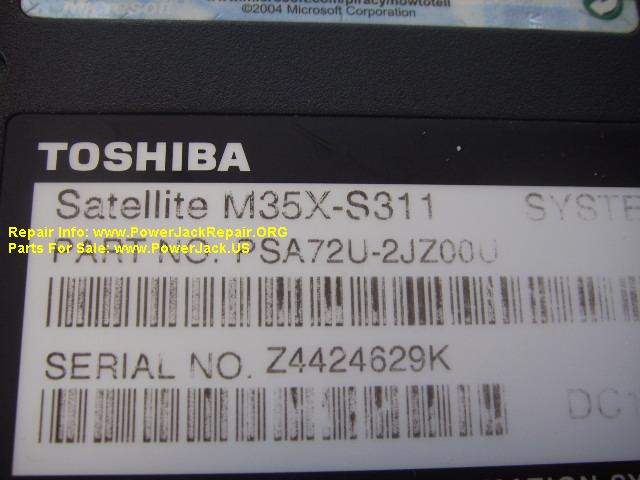 Toshiba Satellite M35X-S311