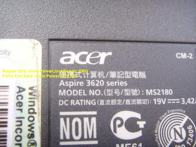 Acer Aspire Model MS2180