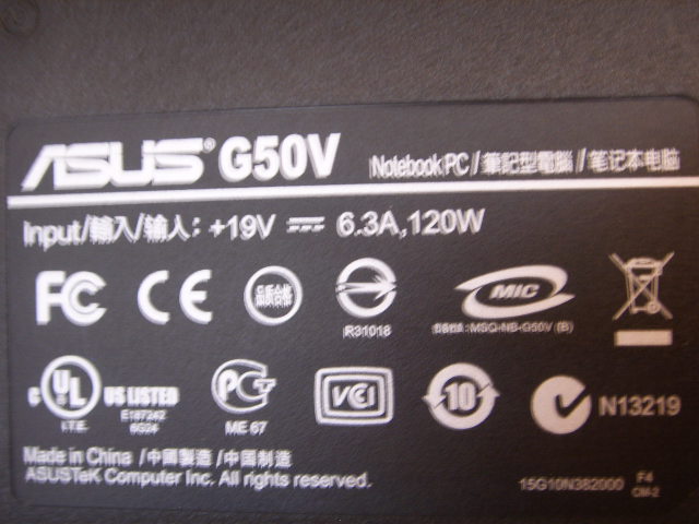 G50v Asus G50 DC Power Jack Connector Socket Input Port