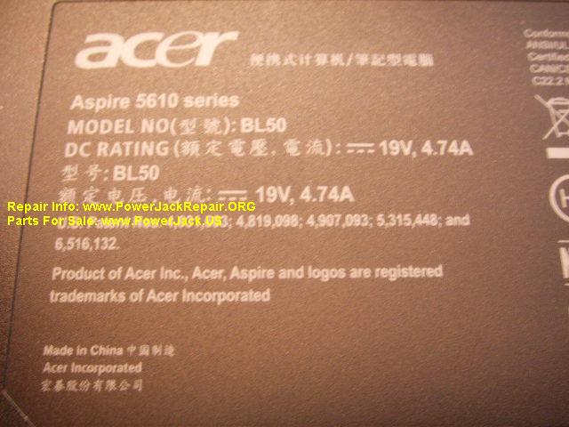 Acer Aspire 5610 BL 50