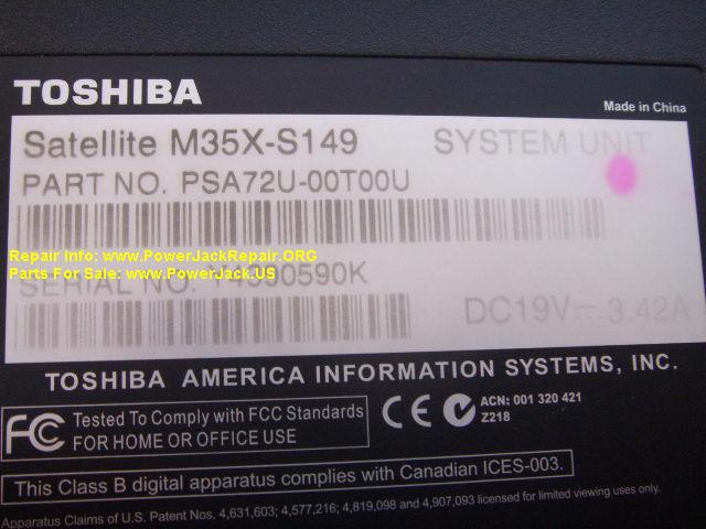 Toshiba M35X-S149