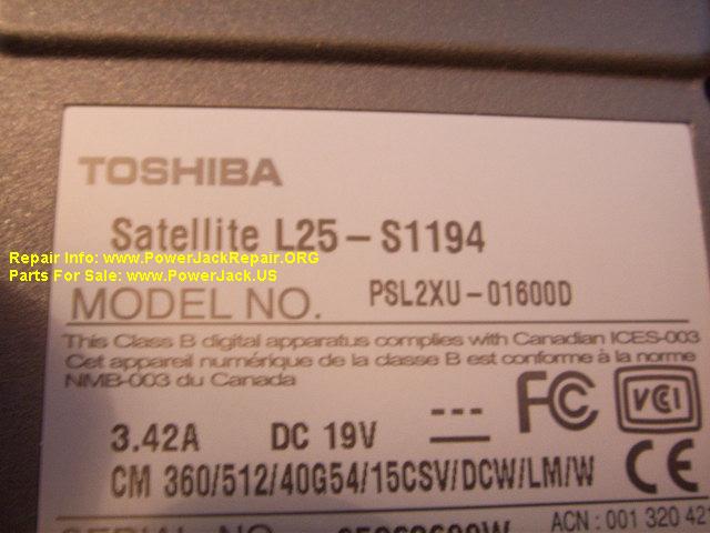 Toshiba Satellite L25-S1194