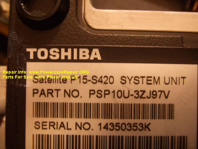 Toshiba Satellite  P15-S420 Model
