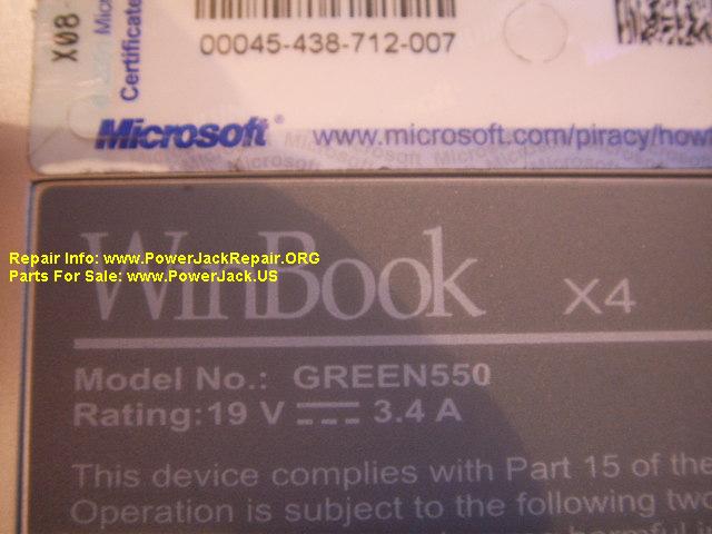 WinBook Model Green550