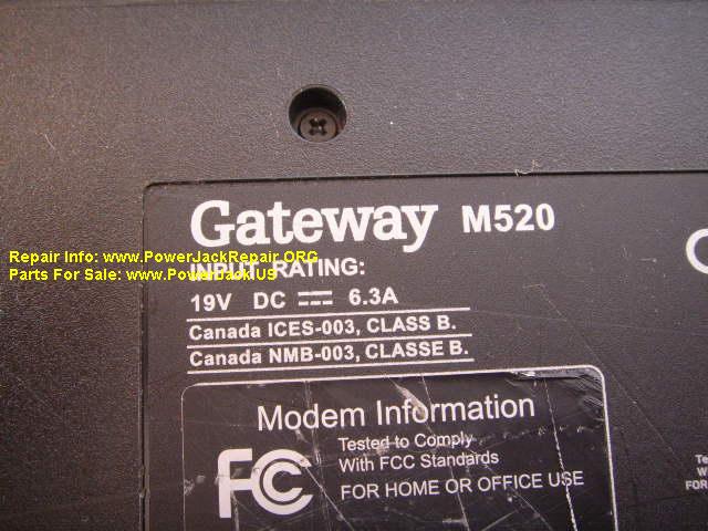 Gateway M520 Model