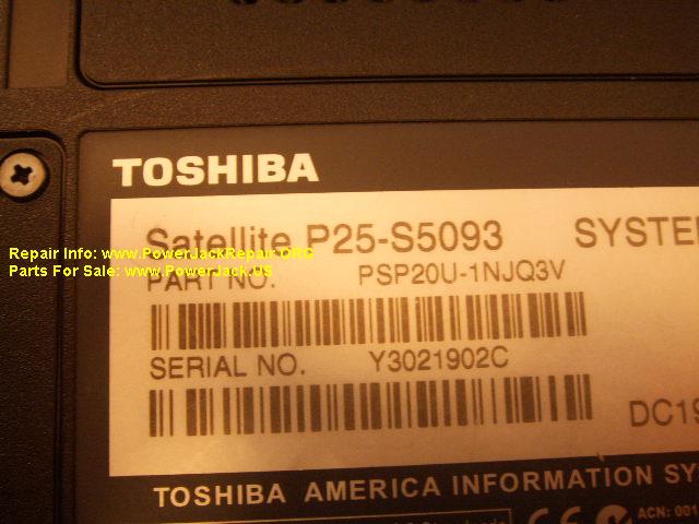 Toshiba Satellite P25-S5093