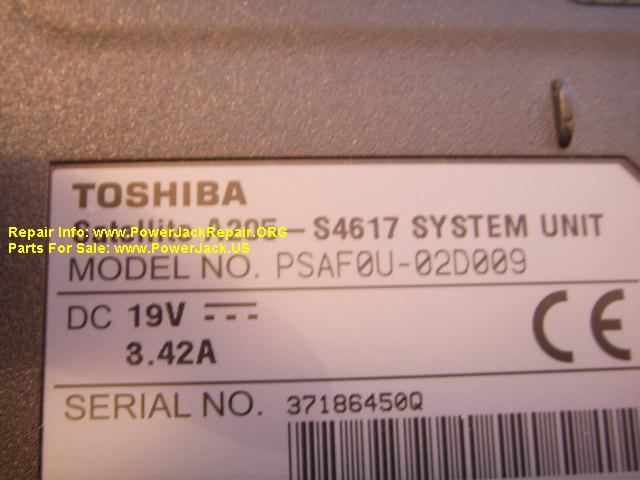 Toshiba Satellite A205 S4617