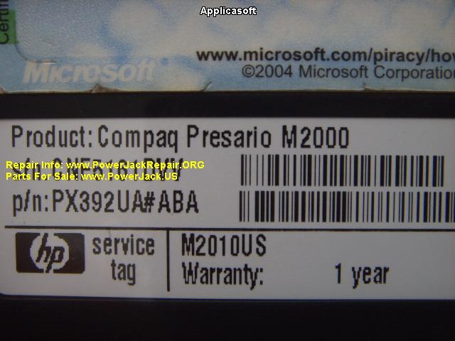 Compaq Presario M2000 M2010US