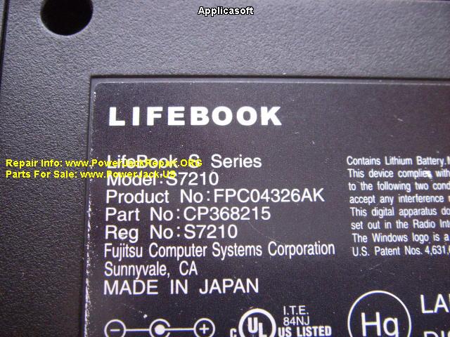Fujitsu LifeBook S Series S7210